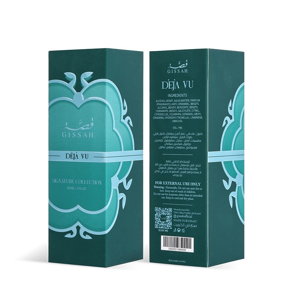 DÃ©jÃ  Vu Unisex Eau de Parfum Fruity Floral Fragrance 90ml