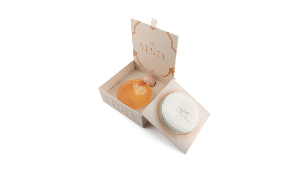 Gissah Vesta Musk Eau de Parfum and Scented Powder Set