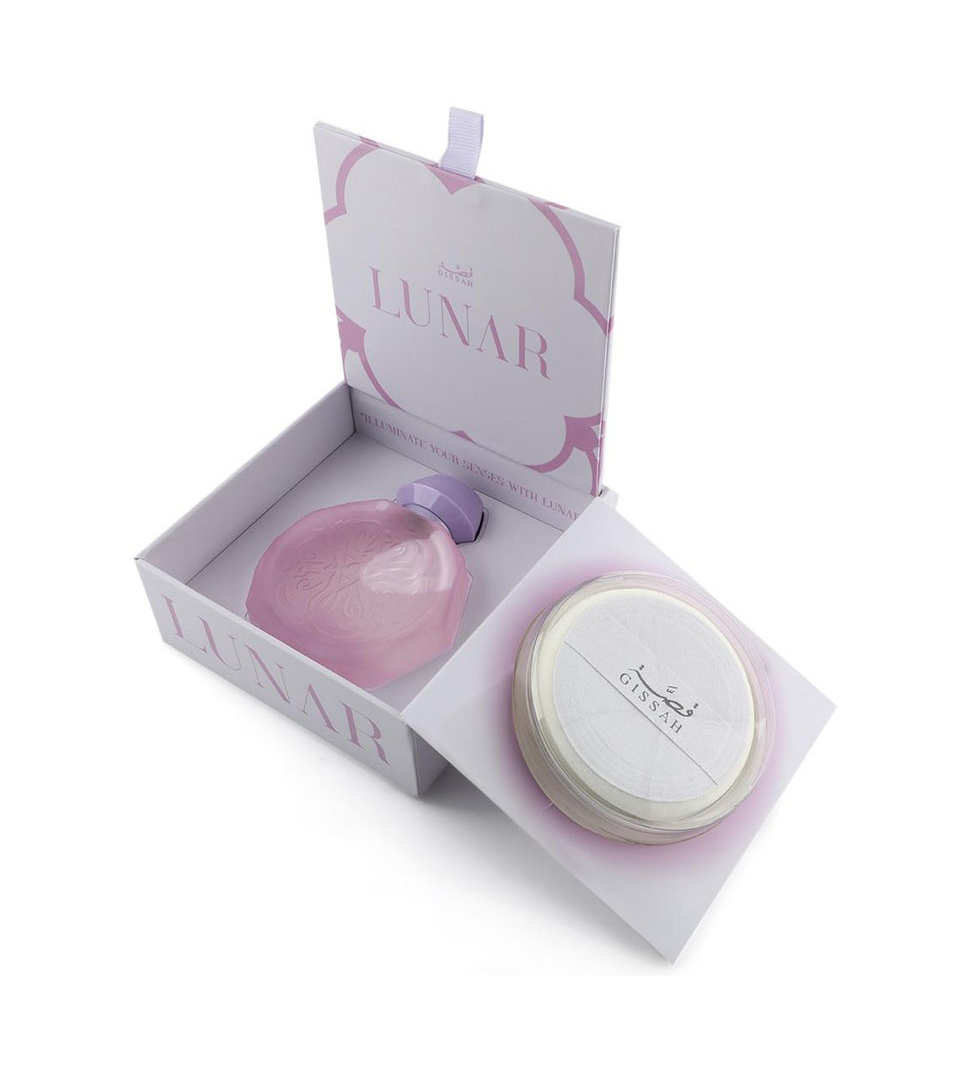 Gissah Lunar Unisex Fragrance Set with EDP Perfume and Powder