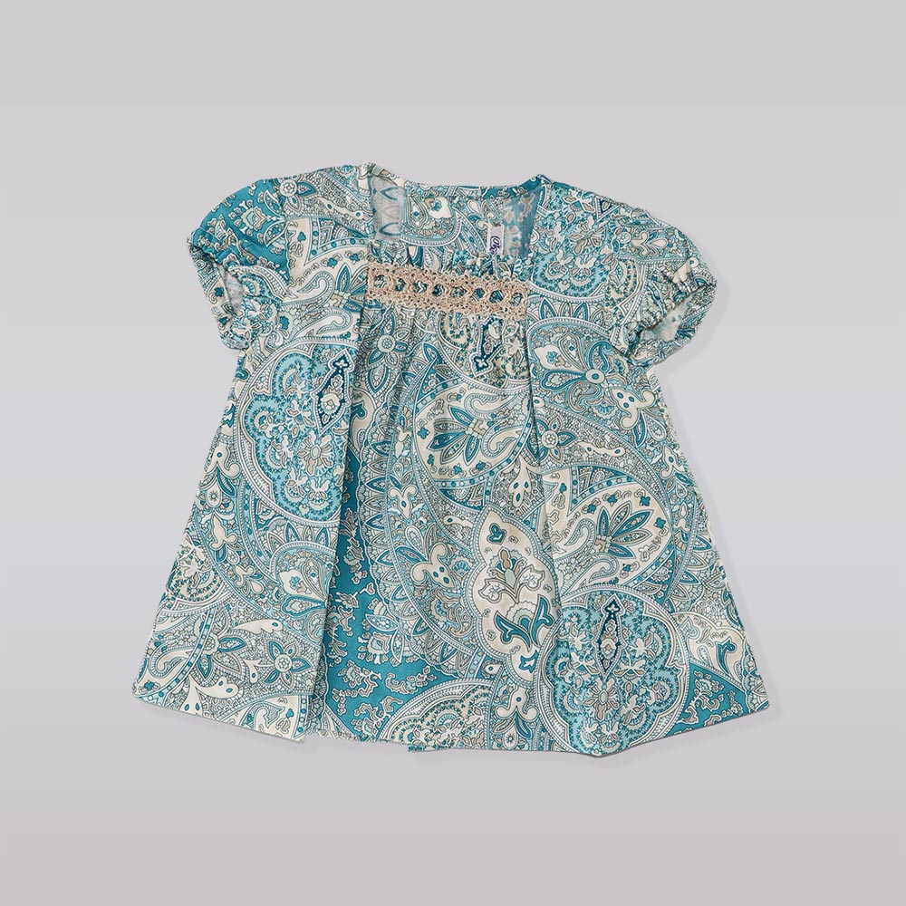Ancar Traditional Spanish Style White Lace Faldon Baby Dress