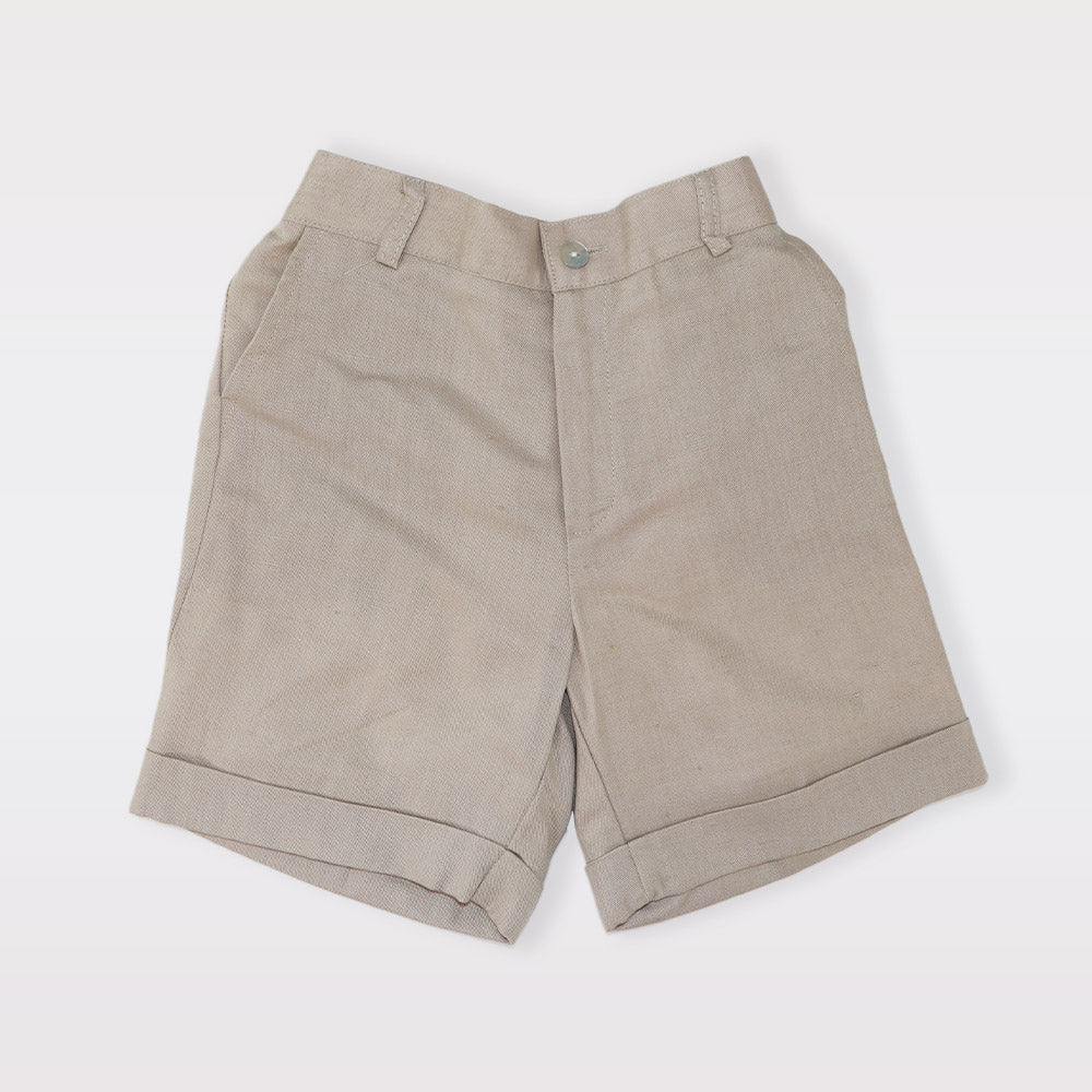 Ancar Boys Classic Navy Blue Cotton Blend Tailored Trousers