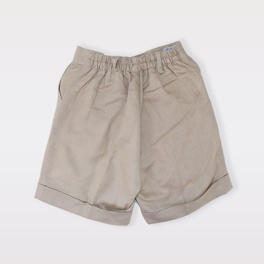 Ancar Boys Classic Navy Blue Cotton Blend Tailored Trousers
