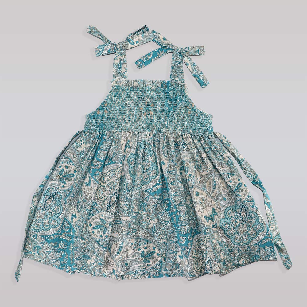 Ancar Classic Floral Print Dress with Elegant Ruffle Collar