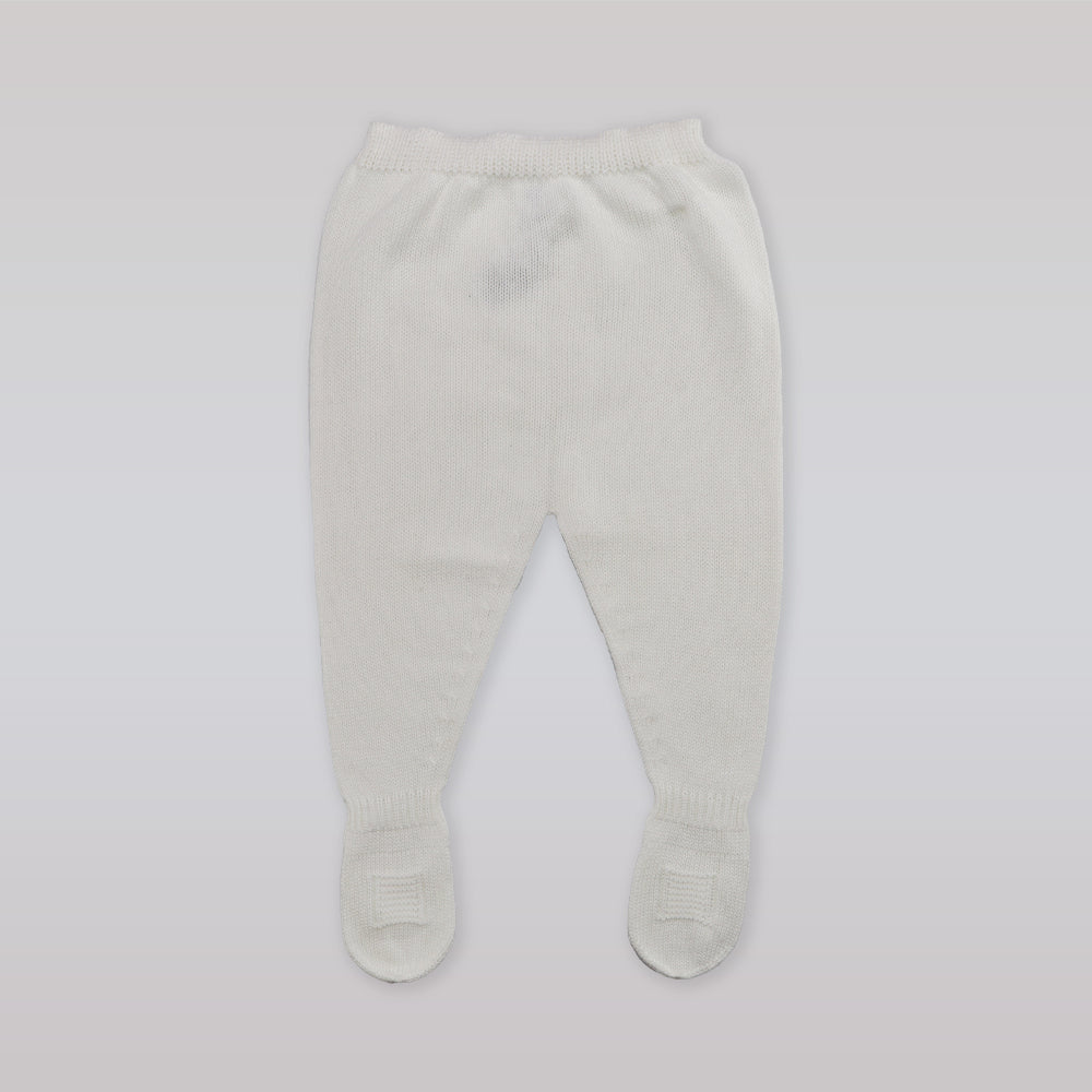 Soft Paz Rodriguez Baby Knit Leggings in Classic Crudo White
