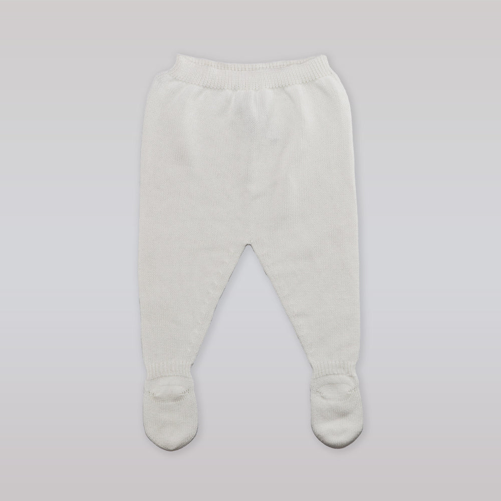 Soft Paz Rodriguez Baby Knit Leggings in Classic Crudo White