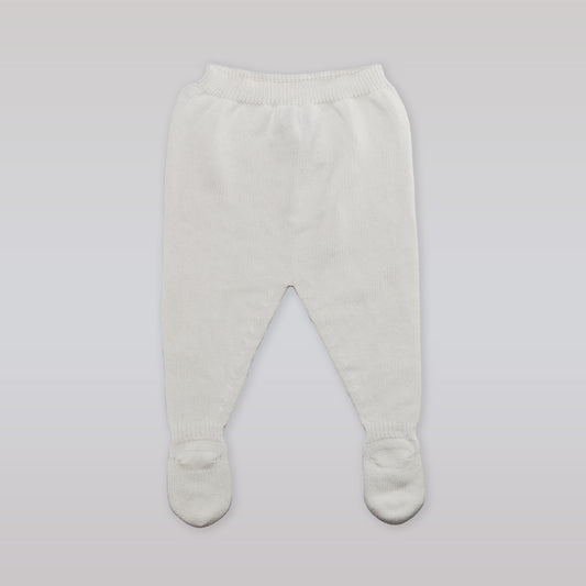 Soft Paz Rodriguez Baby Knit Leggings in Classic Crudo White