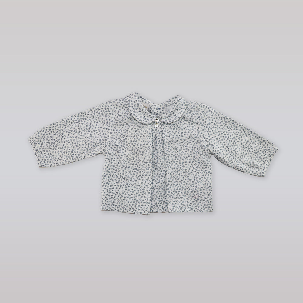 Paz Rodriguez Baby Girls Pink Cotton Atardecer Long Sleeve Blouse