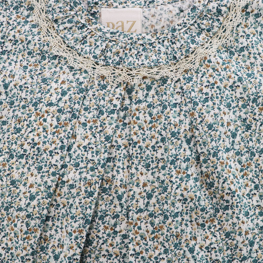 Paz Rodriguez Infants White Long Sleeve Peter Pan Collar Blouse