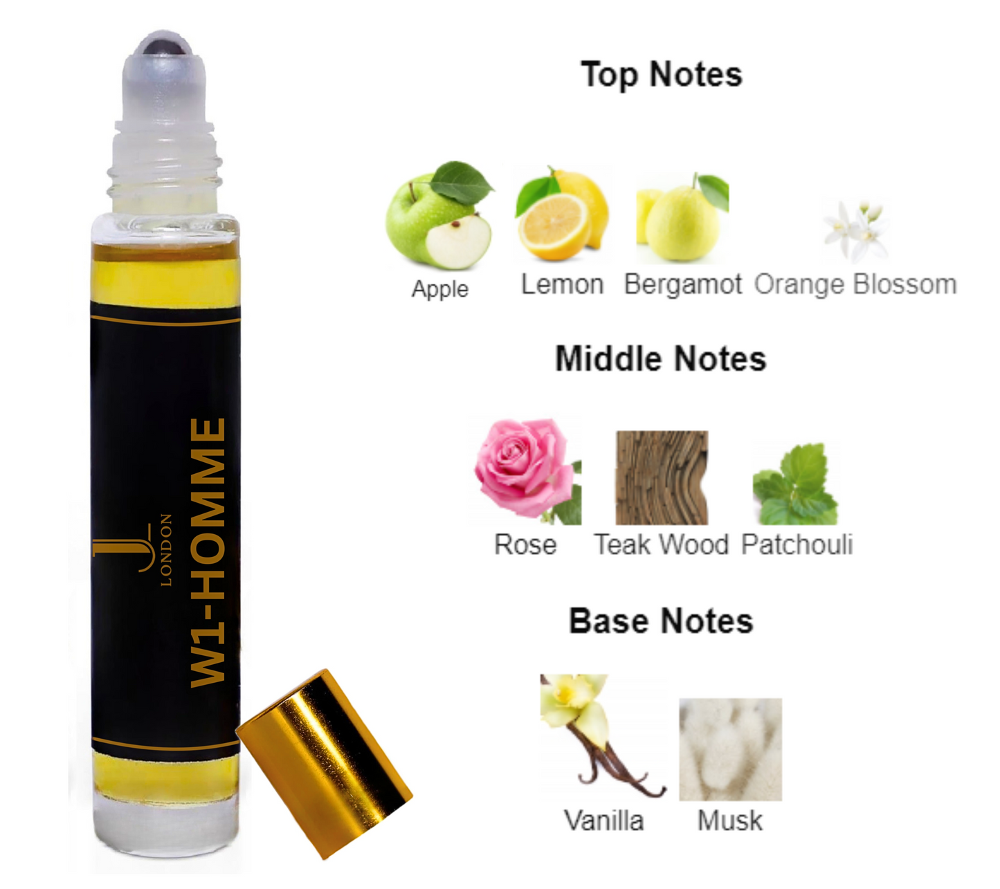 Jan London Alcohol Free Long Lasting Unisex Attar Fragrance Oil