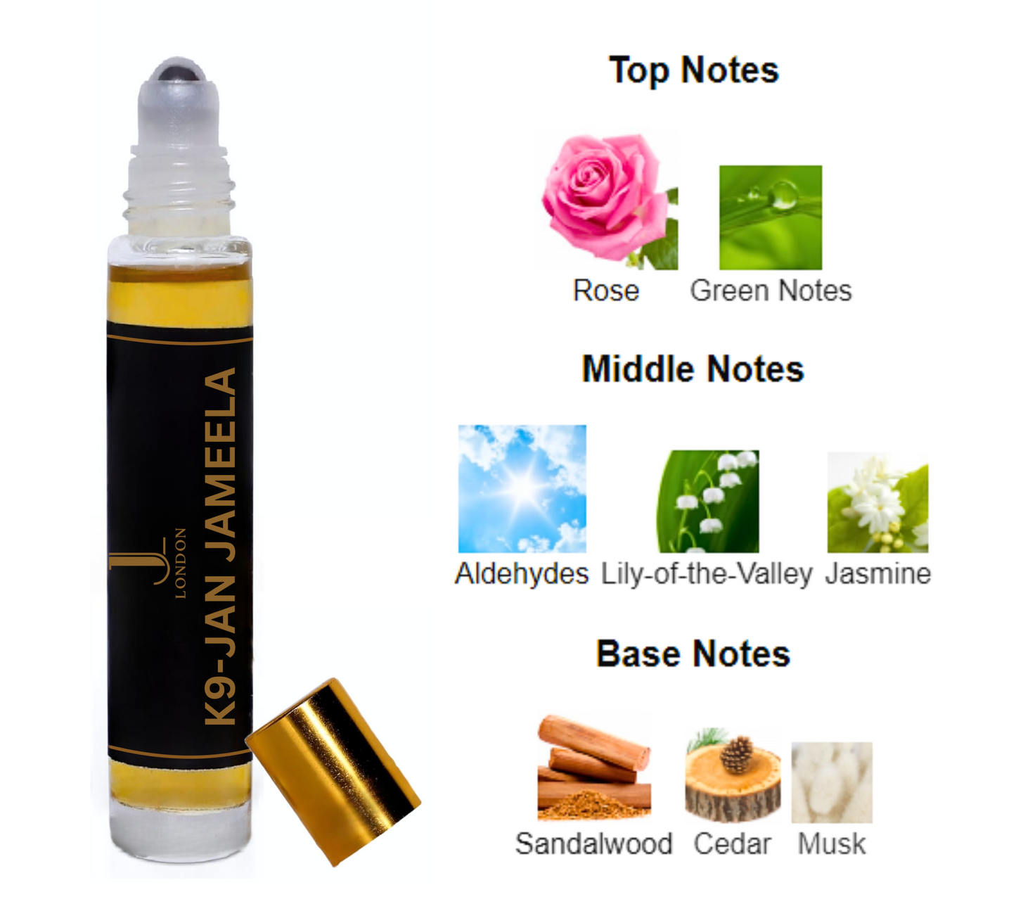 Jan London Alcohol Free Long Lasting Unisex Attar Perfume Oil