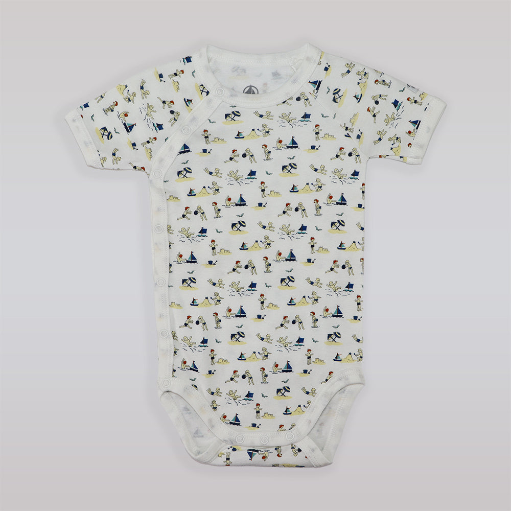 Magnolia Baby Stanny Short Sleeve Printed Soft Cotton Bodysuit