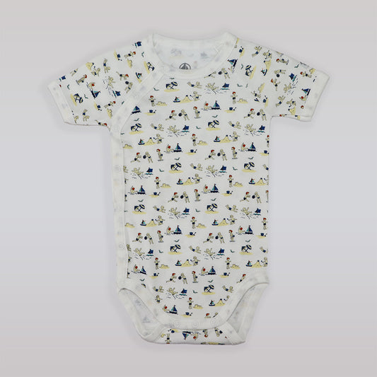 Magnolia Baby Stanny Short Sleeve Printed Soft Cotton Bodysuit