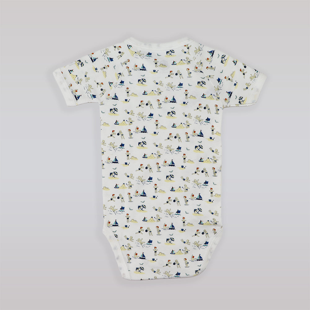 Magnolia Baby Stanny Short Sleeve Printed Soft Cotton Bodysuit