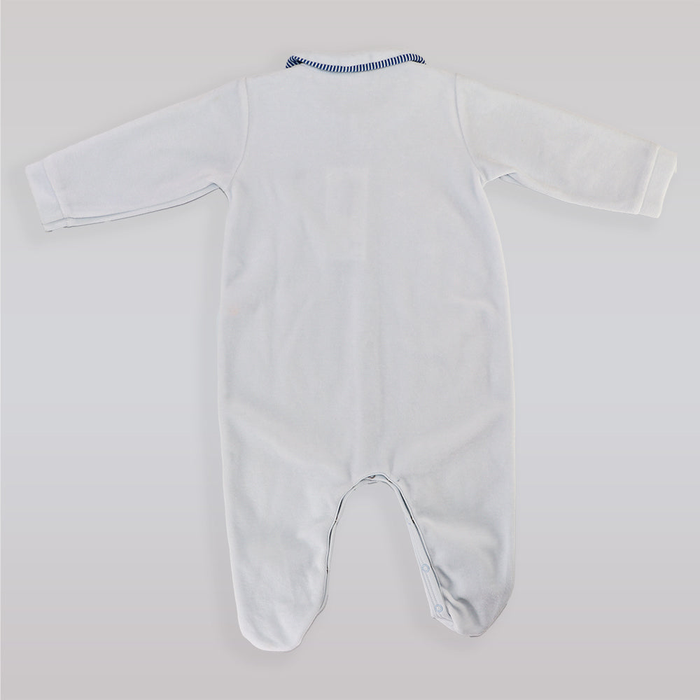 Petit Bateau Soft Cotton Baby Footed Sleepsuit Pajamas