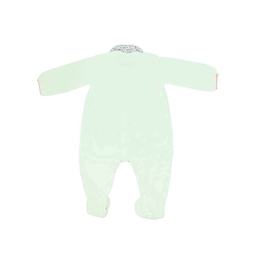 Petit Bateau Baby Soft Cotton Footed Sleepsuit Dors Bien Pajamas