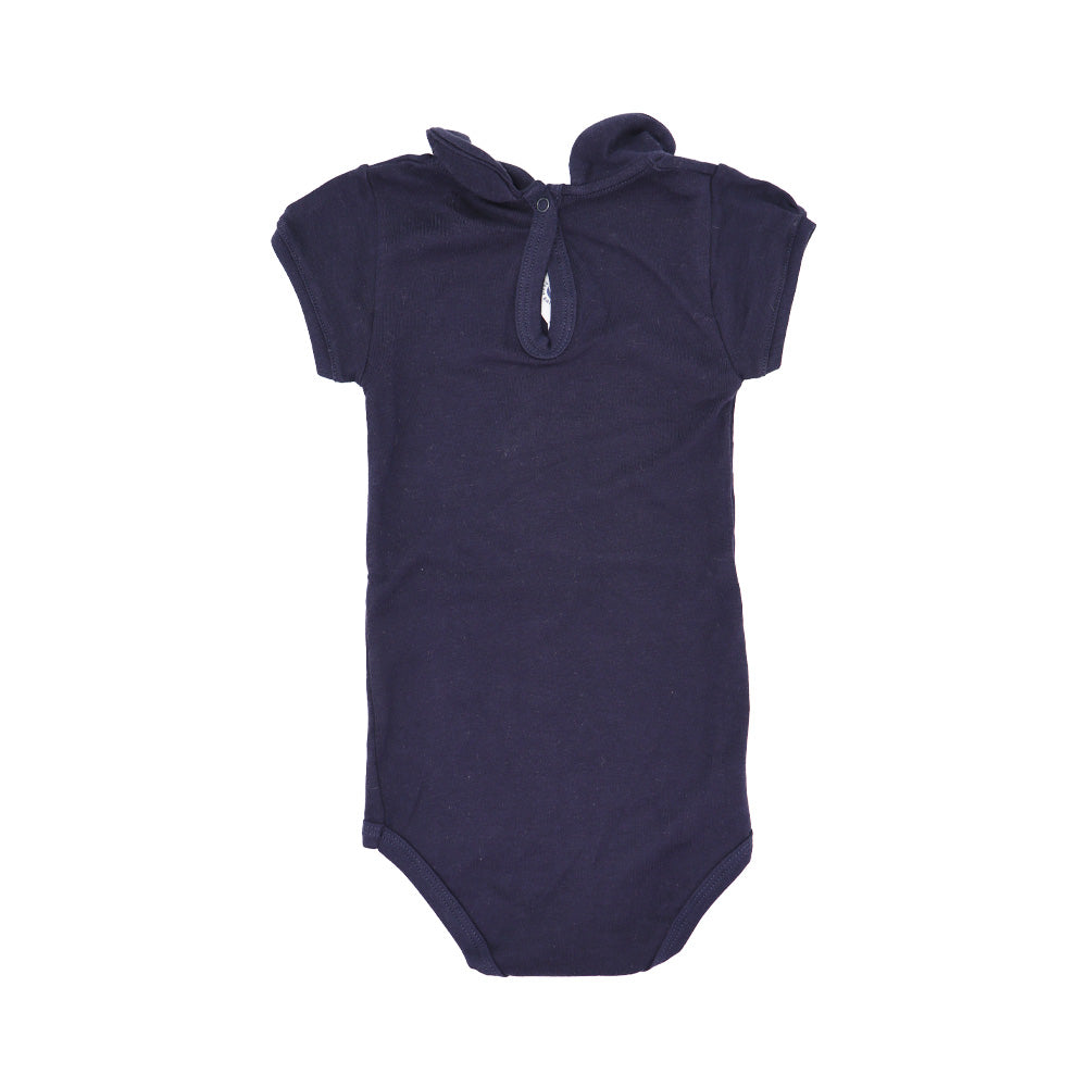 Noppies Baby Grey Mint Organic Cotton Wrap Front Onesie