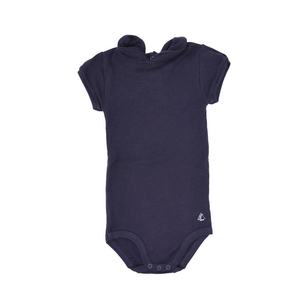 Noppies Baby Grey Mint Organic Cotton Wrap Front Onesie