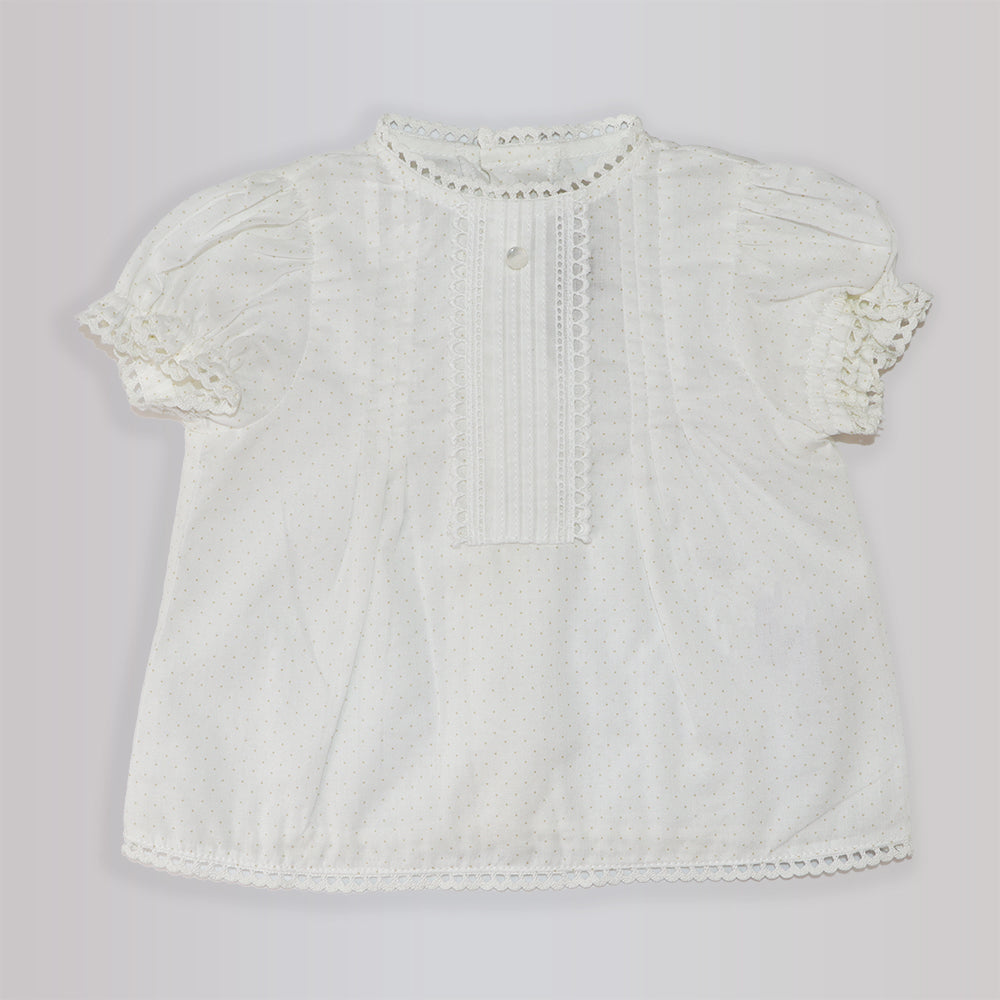 Purete Du Bebe Baby Blue Cotton Knit Dungarees Overalls