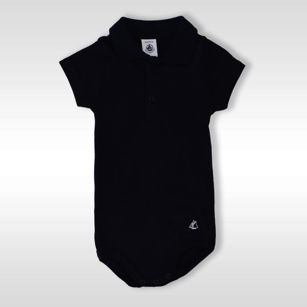 Petit Bateau Blue Sailboat Print Cotton Baby Bodysuit 18 Months