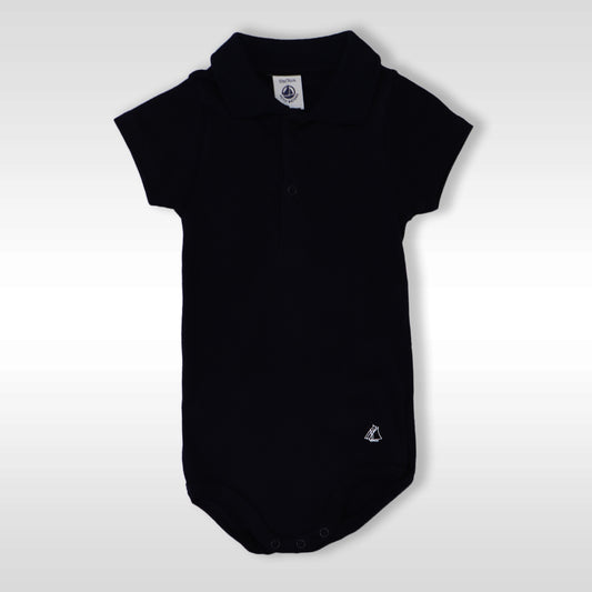 Petit Bateau Blue Sailboat Print Cotton Baby Bodysuit 18 Months