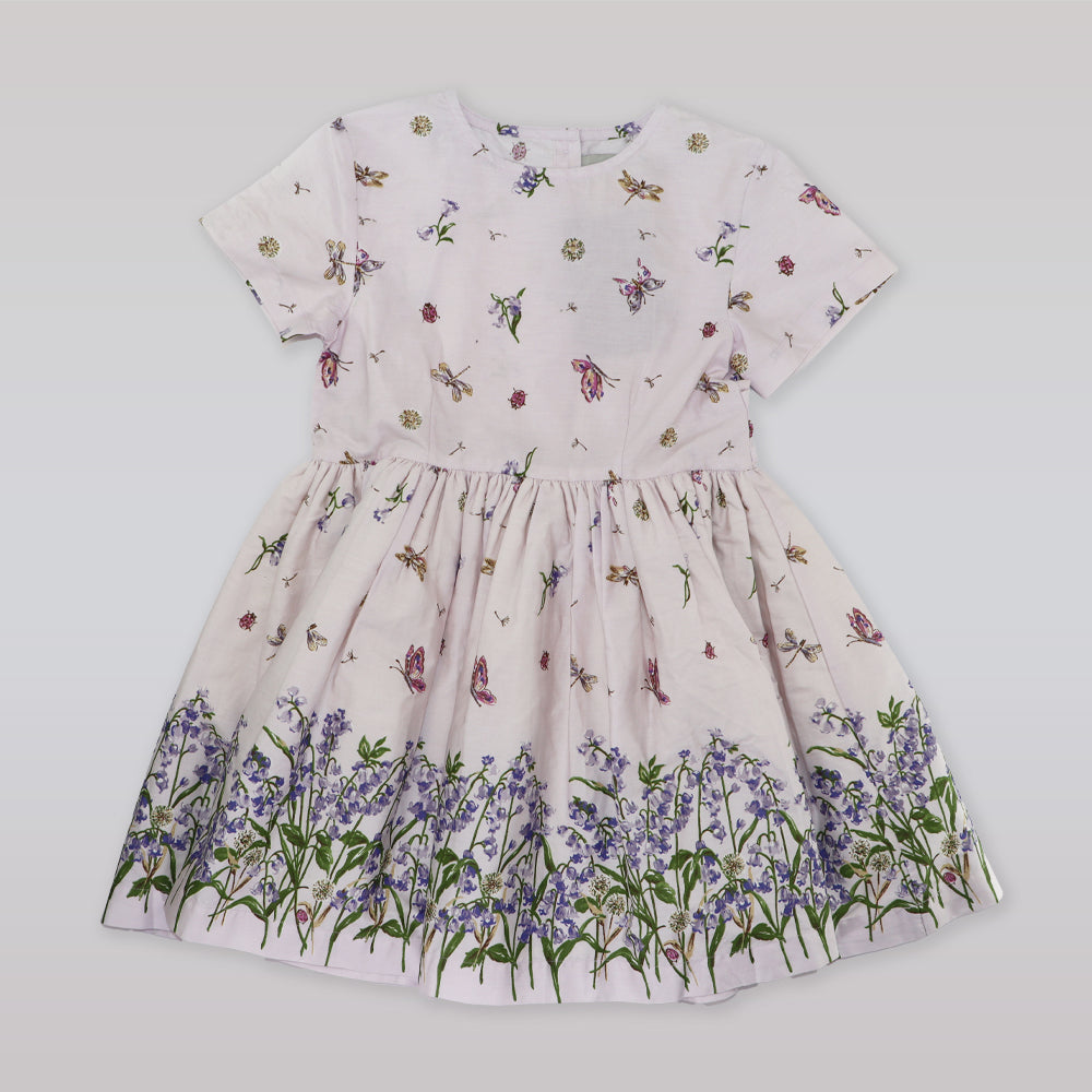Troi Zenfants Baby Jersey Bodysuit with Elegant Ruffle Collar Detail
