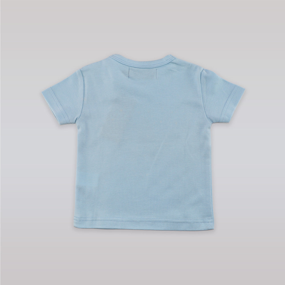 Their Nibs Boys Royal Guard Print Pale Blue Cotton T-Shirt