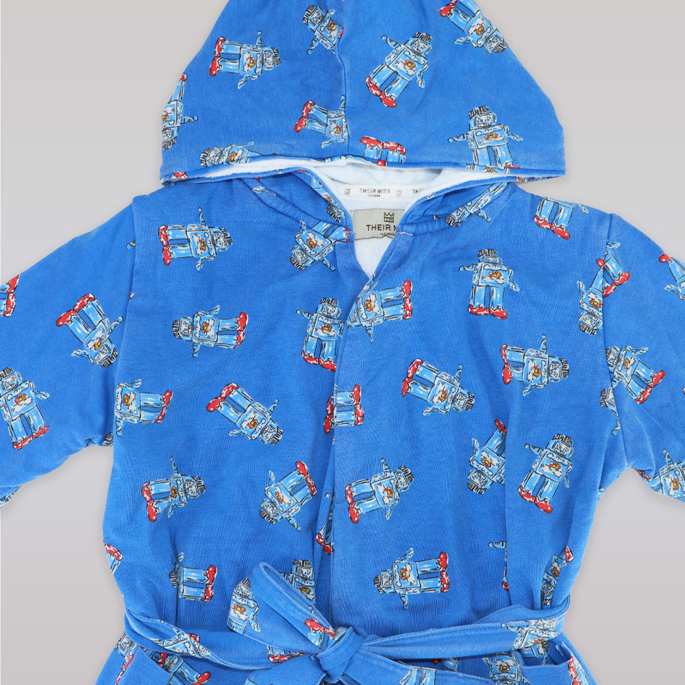 Their Nibs Boys Blue Skateboard Print Soft Cotton Pyjama Set