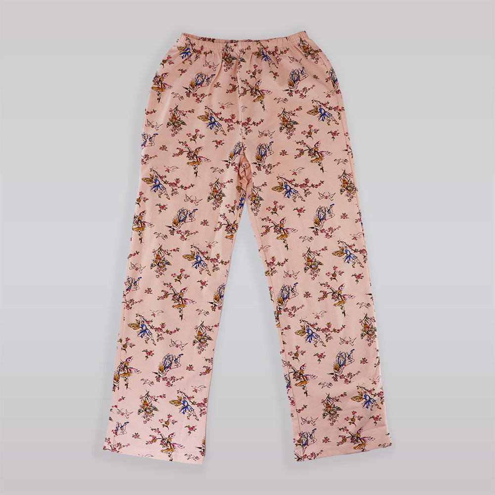 Their Nibs Girls Russian Doll Print Pajama Set Cream Peach