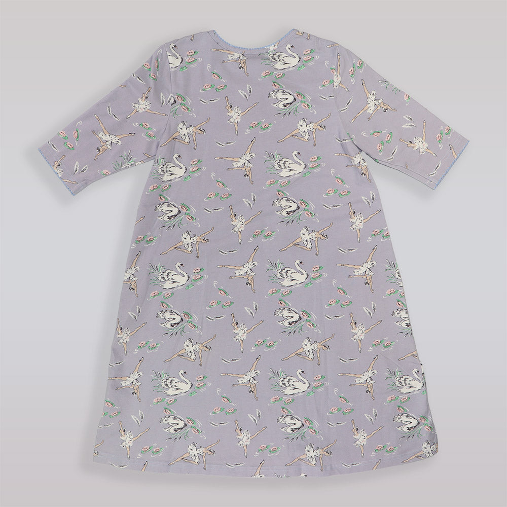 Their Nibs Girls Russian Doll Print Cream Cotton Pajama Set