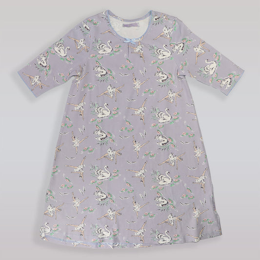 Their Nibs Girls Russian Doll and Blue Swan Pajamas Set