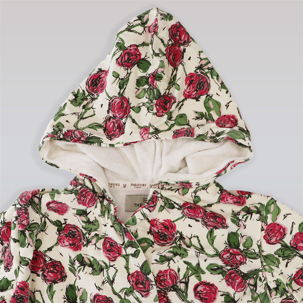 Their Nibs Girls Russian Doll Print Cotton Pajamas Cream Green