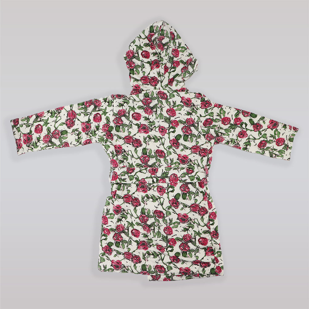 Their Nibs Girls Russian Doll Print Cotton Pajamas Cream Green