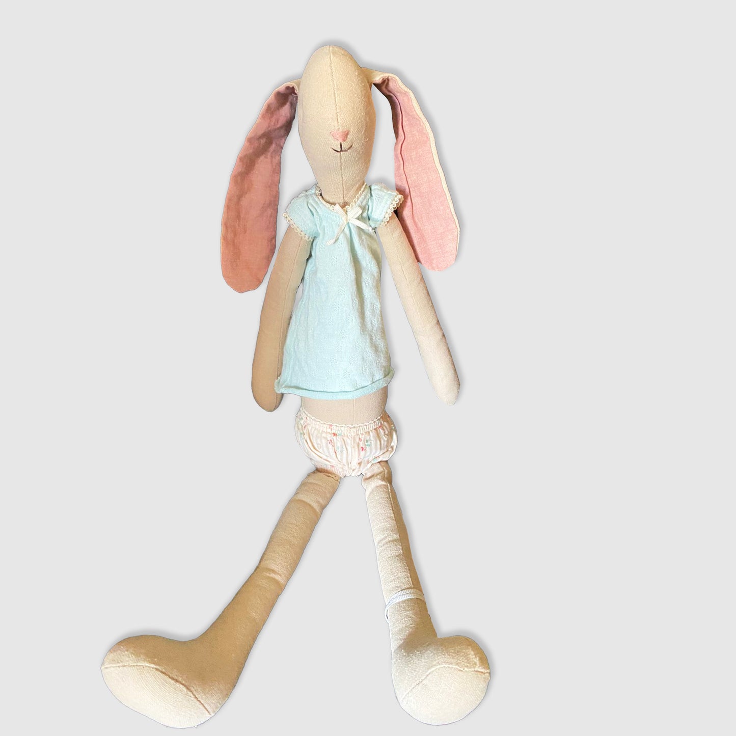 Maileg Bunny Light Girl Medium Soft Linen Plush Toy Doll 20 Inch