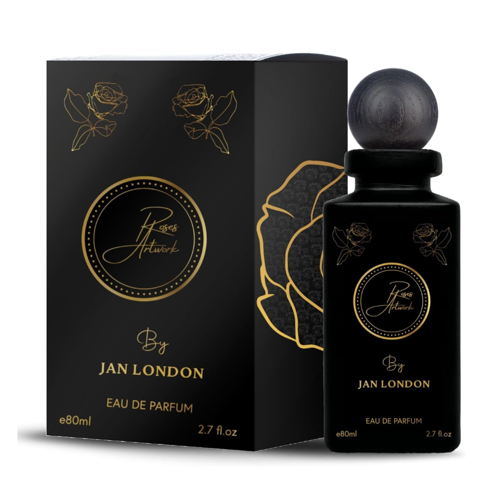 Jan London Roses Artwork Luxury Damask Rose Floral Perfume 80ml