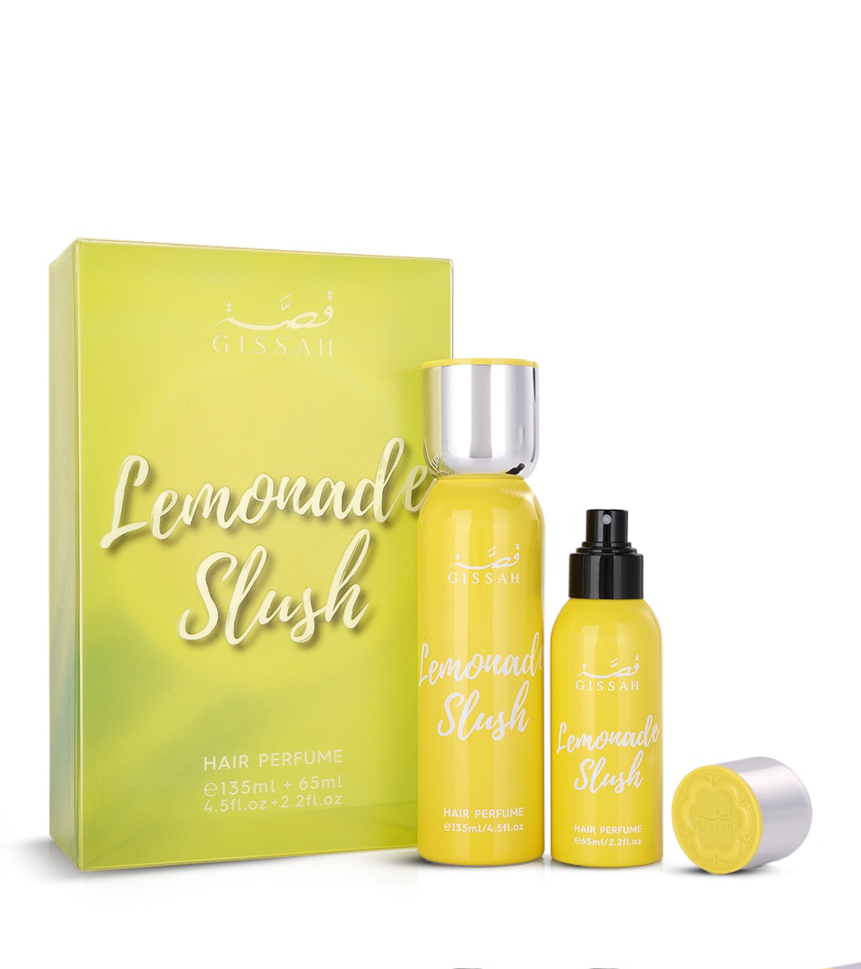 Gissah Lemonade Slush Unisex Hair Mist Set 135ml and 65ml