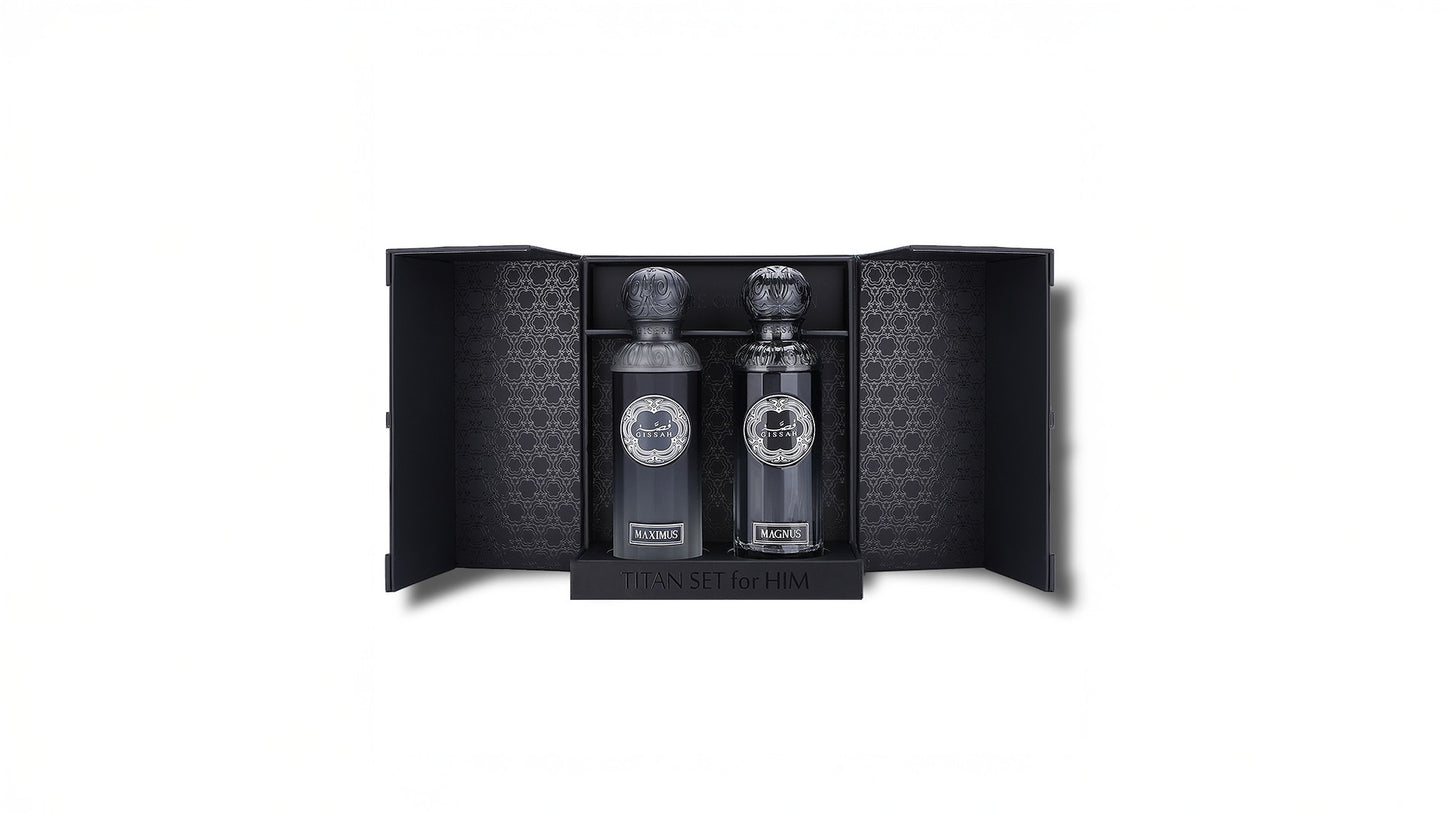 Gissah Titan Him Fragrance Set 2x90ml Magnus and Maximus Perfumes