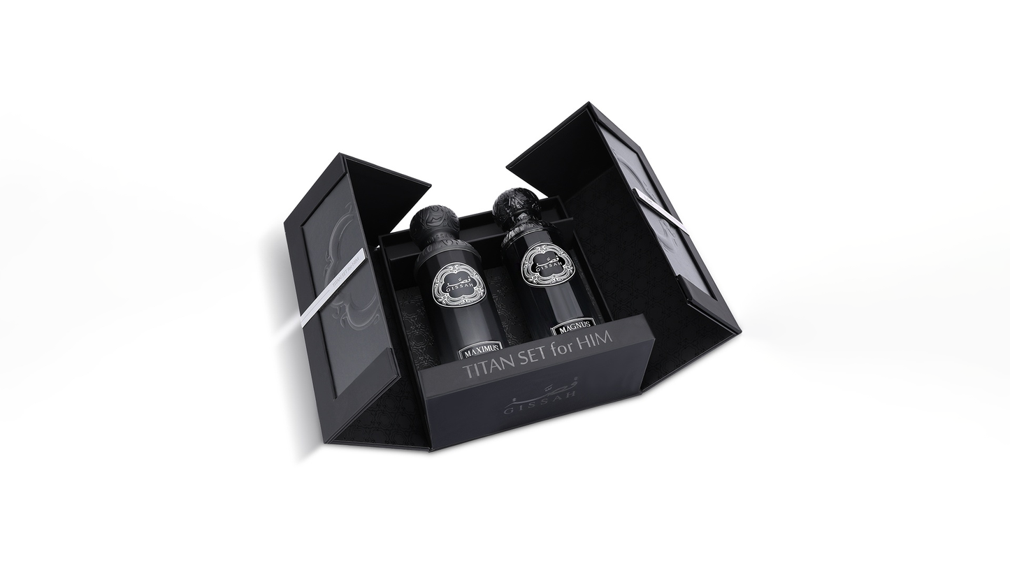 Gissah Titan Him Fragrance Set 2x90ml Magnus and Maximus Perfumes