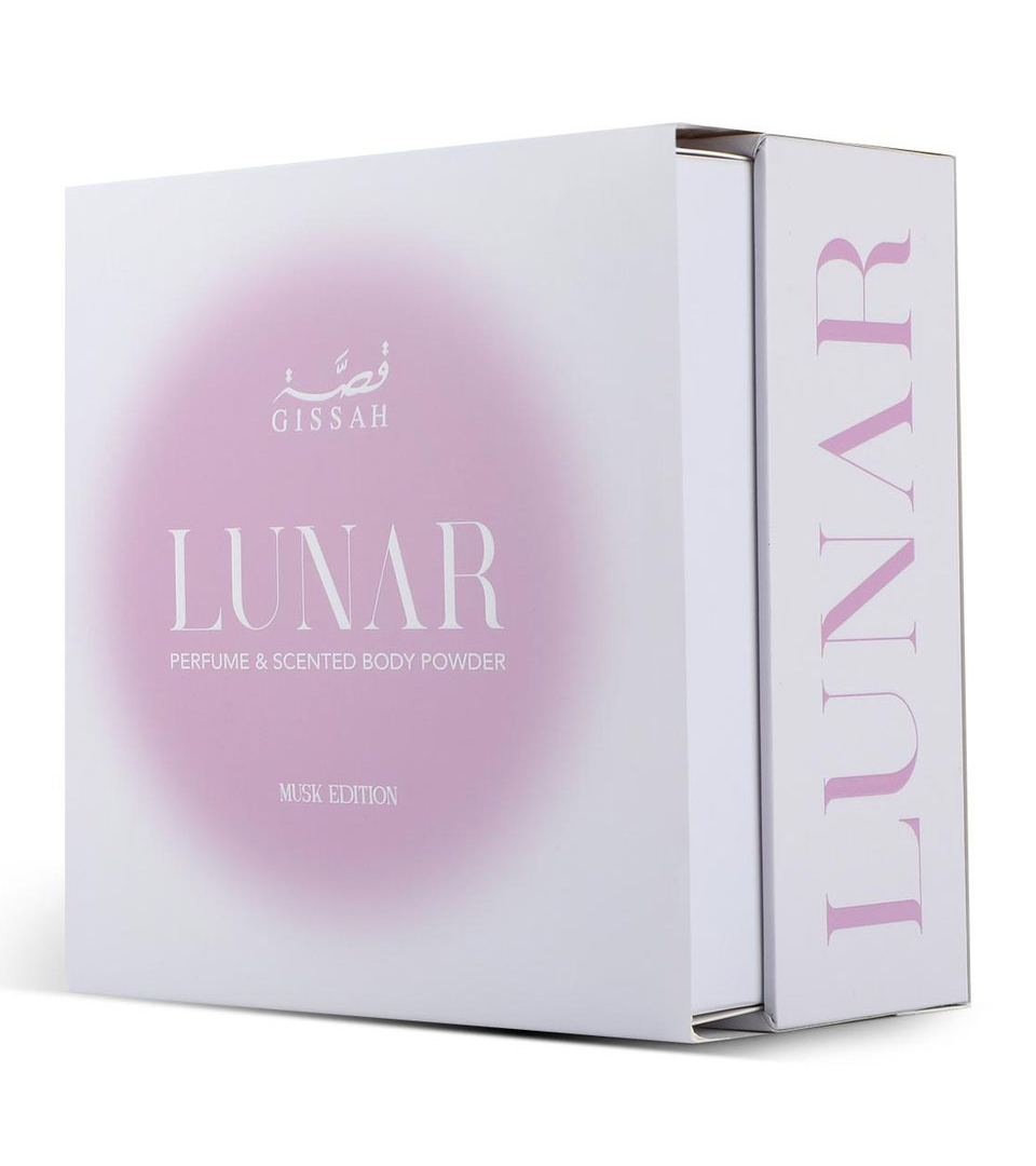 Gissah Lunar Unisex Fragrance Set with EDP Perfume and Powder