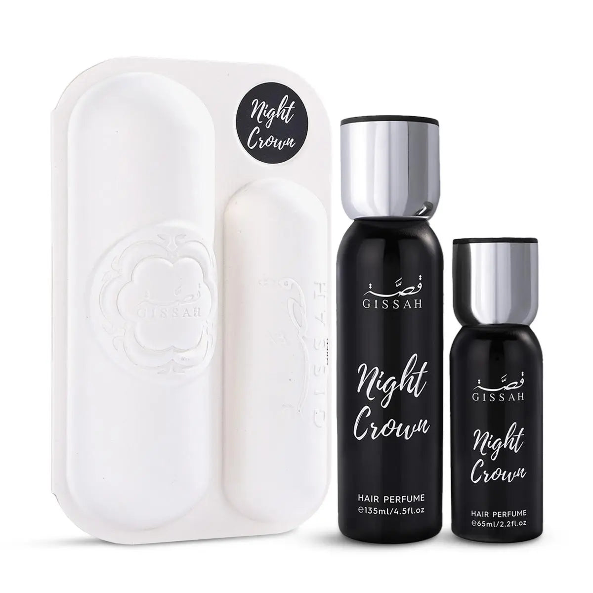 Night Crown Hair Mist Unisex Fragrance Set with Travel Size