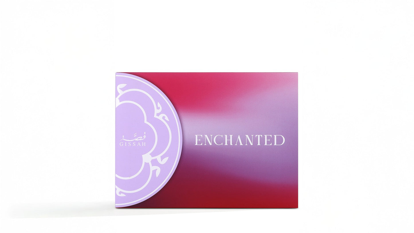 Gissah Enchanted Feminine Fragrance Set Featuring Three 50ml Eau de Parfums