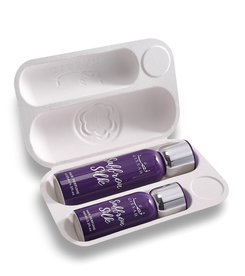 Saffron Silk Hair Mist Set 135ml and 65ml Fragrance Duo