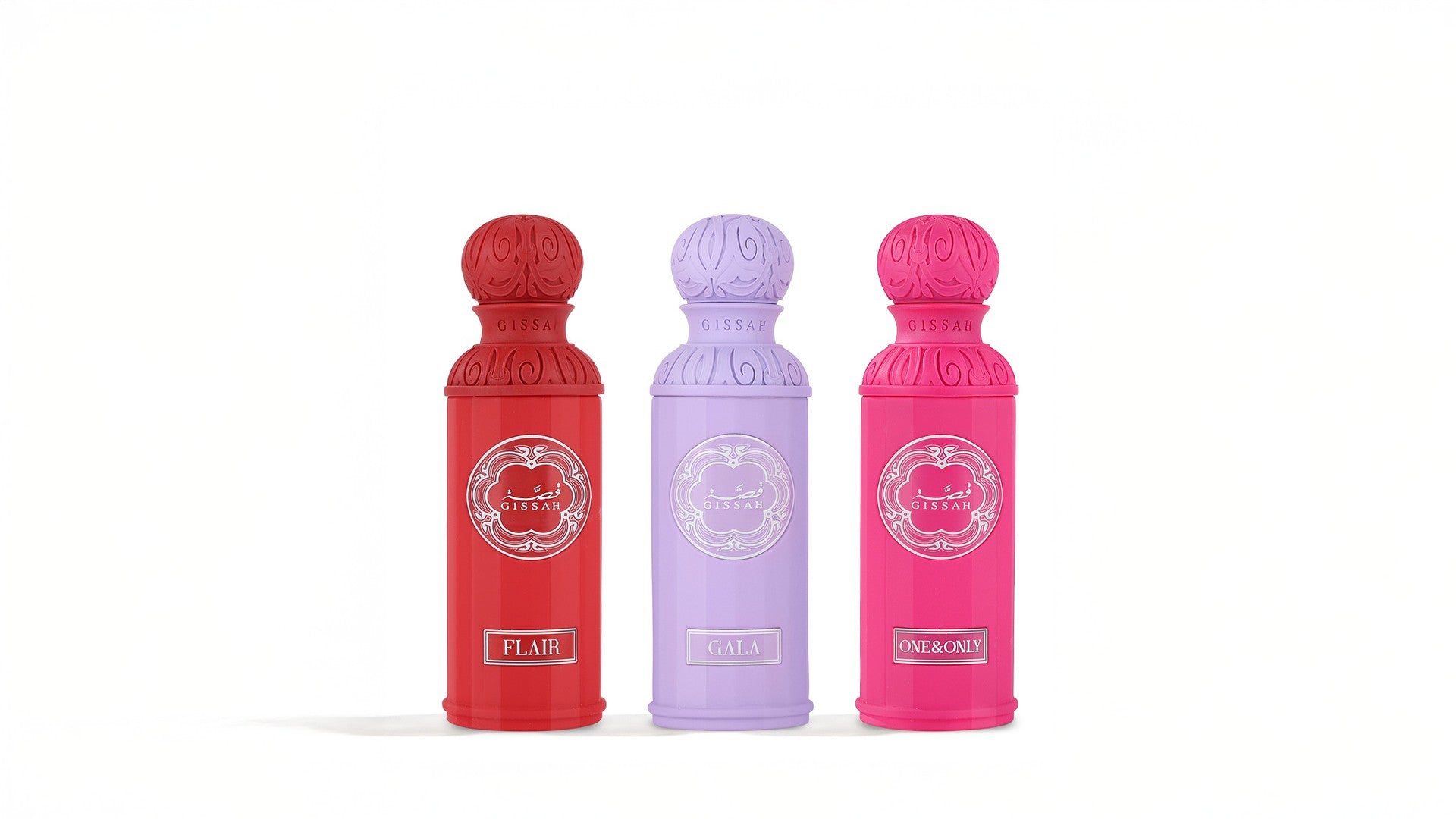 Gissah Enchanted Feminine Fragrance Set Featuring Three 50ml Eau de Parfums