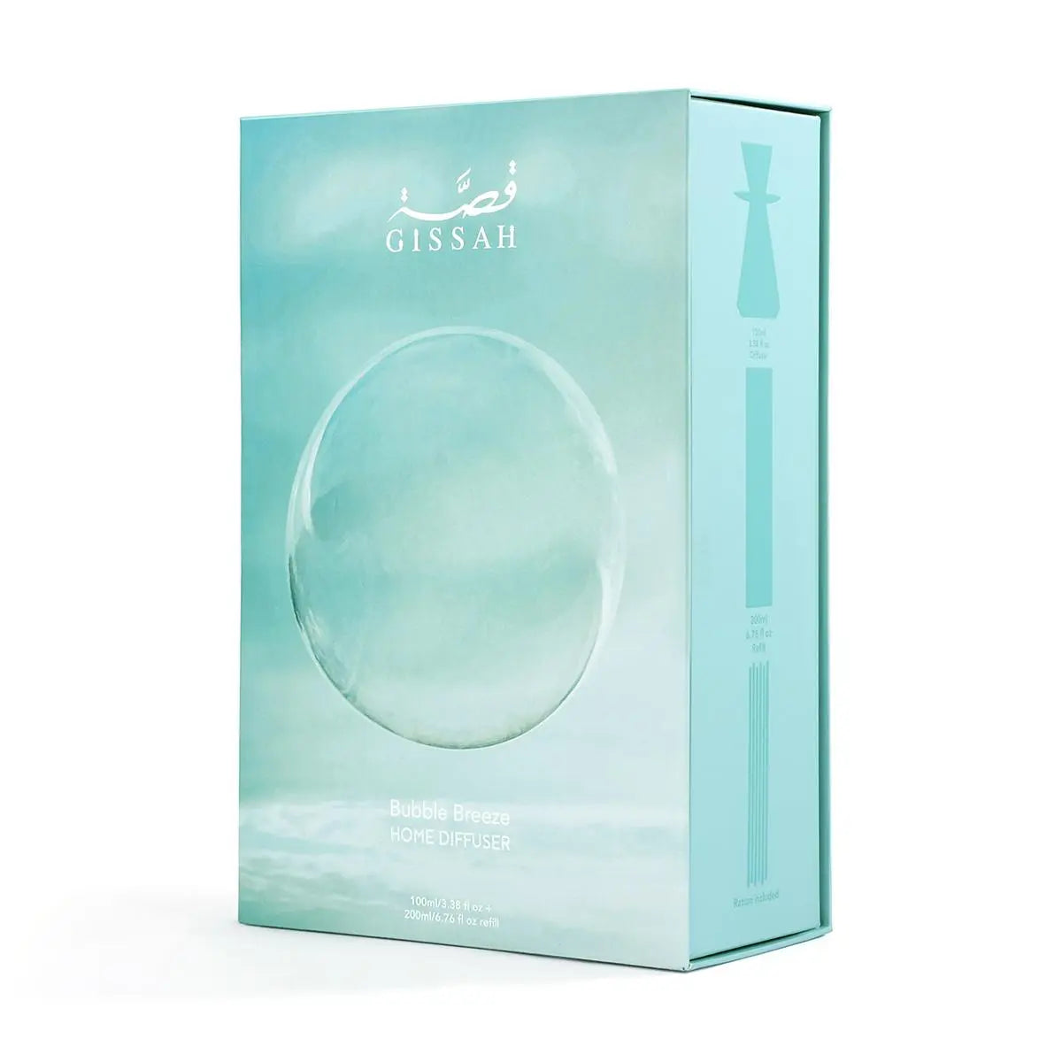 Bubble Breeze Home Diffuser and Refill Set Floral Powdery