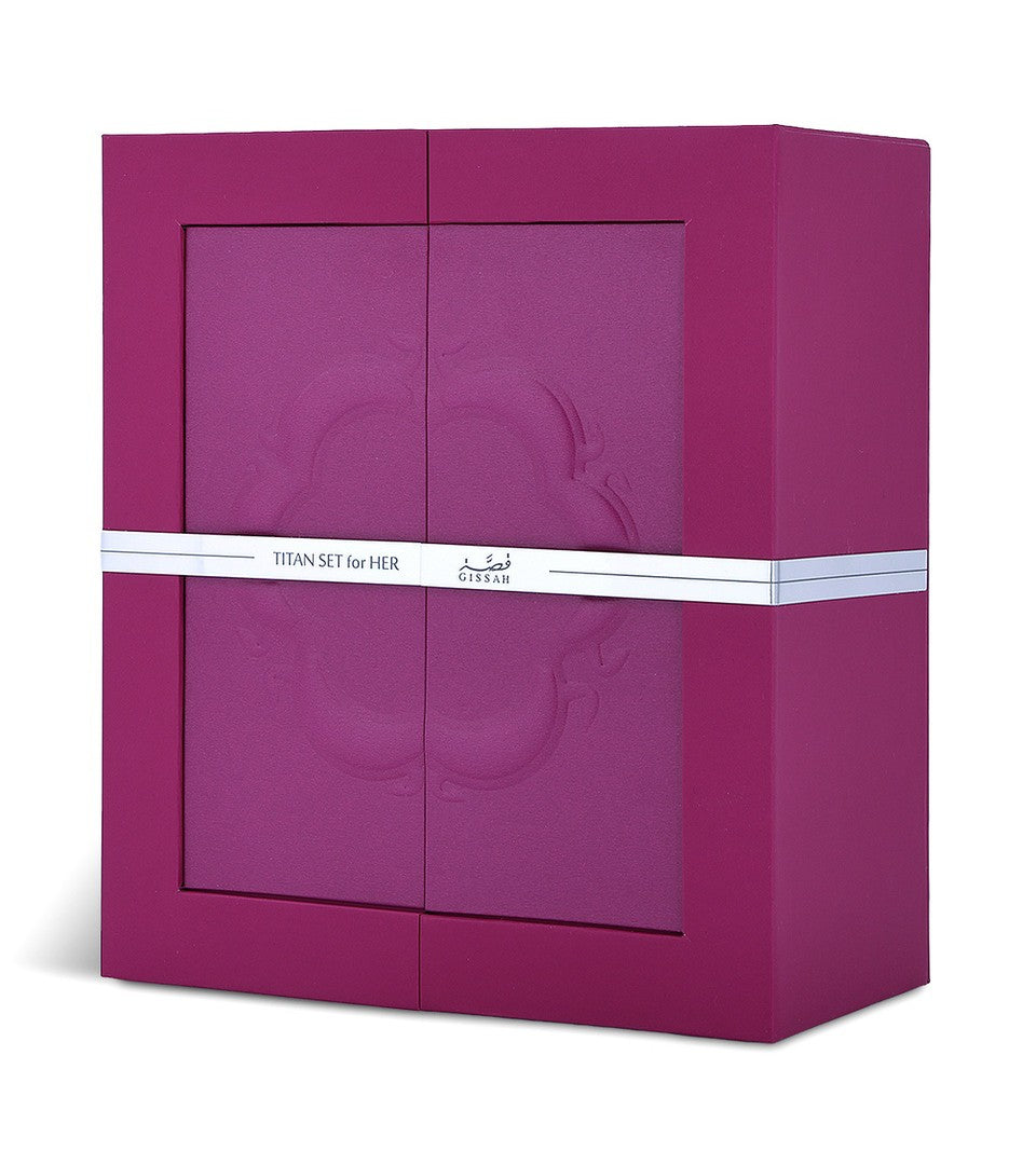 Gissah Titan Her Fragrance Gift Set - Two 90ml Perfumes