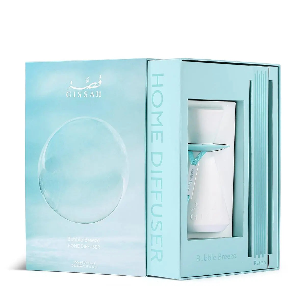 Bubble Breeze Home Diffuser and Refill Set Floral Powdery