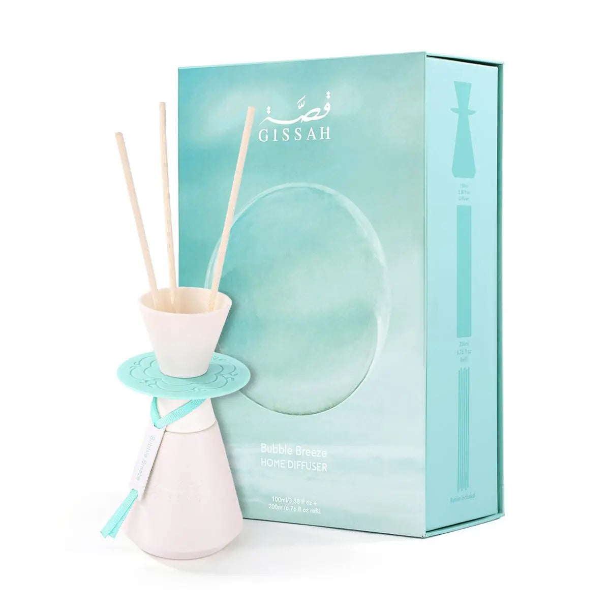 Bubble Breeze Home Diffuser and Refill Set Floral Powdery