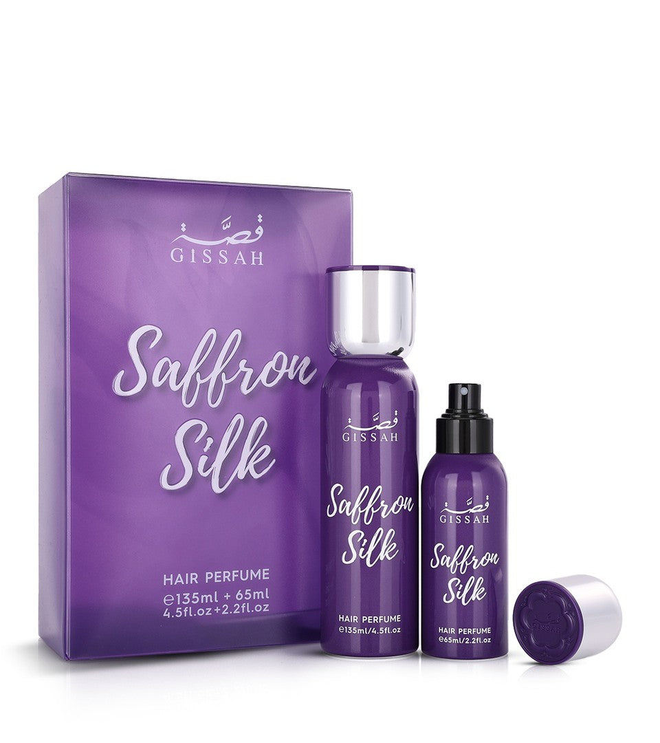 Saffron Silk Hair Mist Set 135ml and 65ml Fragrance Duo