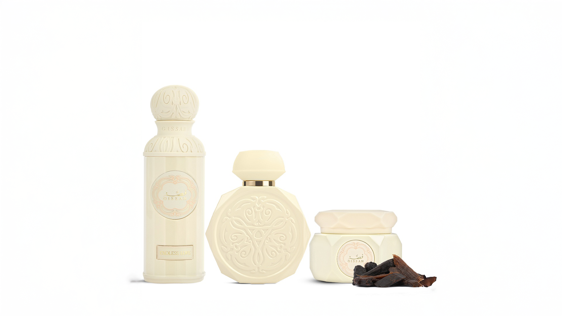 Gissah Endless Love Unisex Fragrance Set with Perfumes and Mamoul