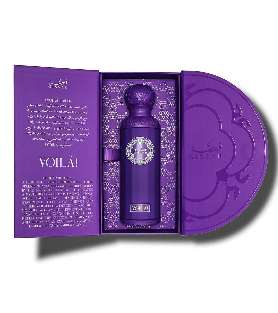 Gissah Voila Feminine Perfume Floral Ambery Musky Scent 200ml