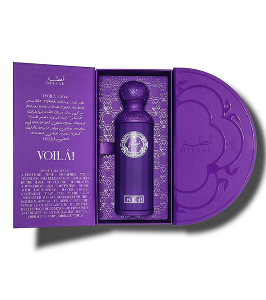 Gissah Voila Feminine Perfume Floral Ambery Musky Scent 200ml